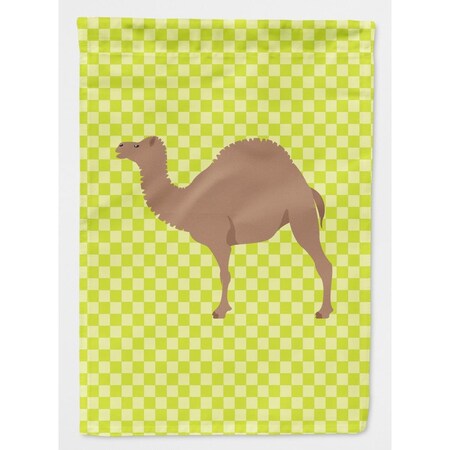 Carolines Treasures F1 Hybrid Camel Green Flag Garden Size BB7645GF