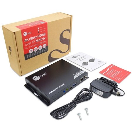 Siig 4K 60HZ HDMI OVER IP MATRIX- RECEIVER CE-H27G11-S1