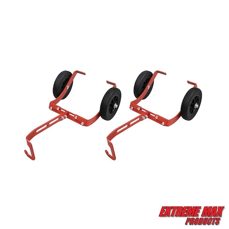 Extreme Max 5800.2018 Pro Series Adjustable Snowmobile Dolly System 5800.2018