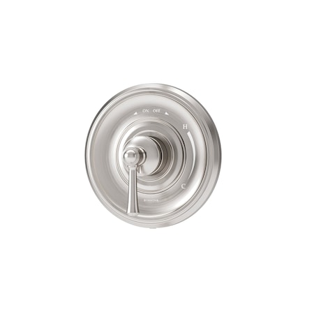 Symmons Braston Wall Mounted Single Handle Shower Valve Trim (Valve Not Included) 5890STNTRM