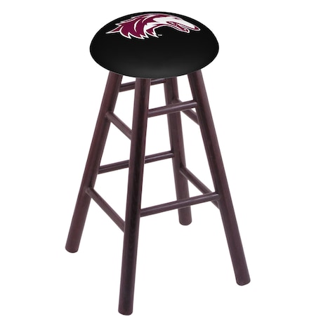 Holland Bar Stool Co Oak Bar Stool, Dark Cherry Finish, Southern Illinois Seat RC30OSDC