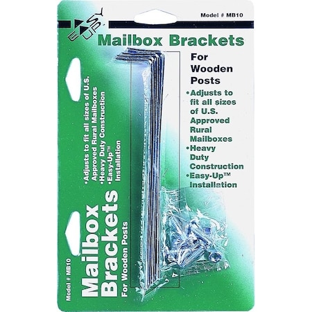 Gibraltar Mailboxes MB100000 Mounting Bracket, Galvanized Steel, 534 in L x 1 in W Dimensions MB1000AM