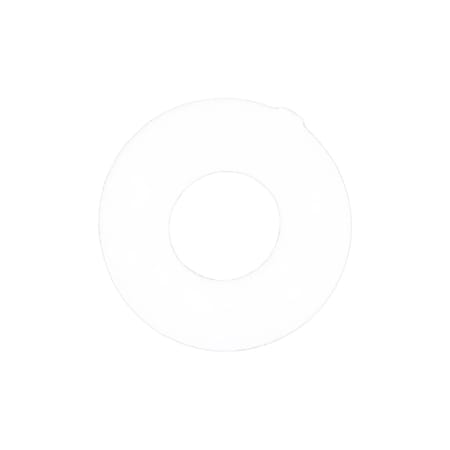 Auveco Nylon Flat Washer 1/16in Bolt140 Inside Diameter.062 Thick, 100PK 13891