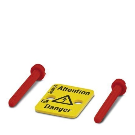 Phoenix Contact WS 3- 5 Warning plate with 2 plastic 0805357