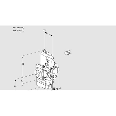 Honeywell Kromschroder VAG1E15R/15R05GEVWR/PP/PP KS88102258