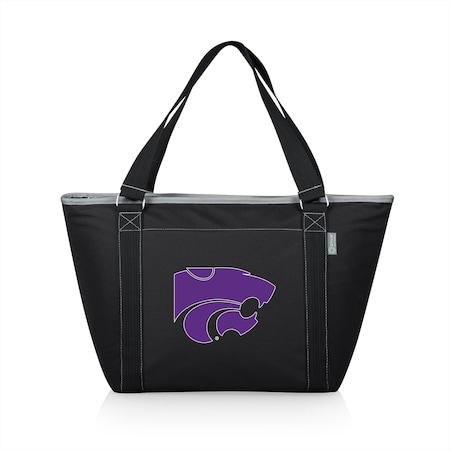 Picnic Time Family Of Brands NCAA Kansas State Wildcats Topanga Tote Cooler Bag - Soft Cooler Bag - Picnic Cooler, Black 619-00-175-254-0