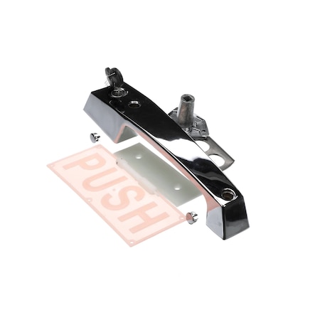 Kason Handle with Cylinder Lock and Inside Release, Chrome 1229C-00025