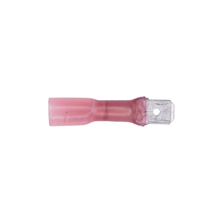Auveco Crimp And Solder Slip-On Connector, 10PK 21279