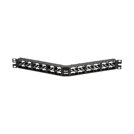 Panduit Patch Panel, 4.625 in H CPPA48HDWBLY