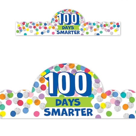 Creative Teaching Press Core Decor Happy 100th Day Crowns, 30PK 11016