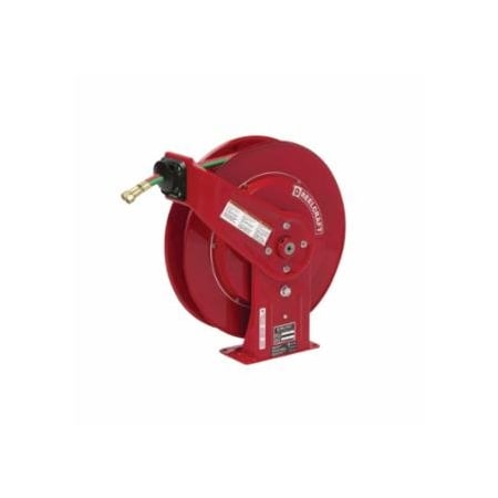 Reelcraft Gas-Welding T-Grade Hose Reel with Hose, 50 ft, Retractable 523-TW7450OLPT