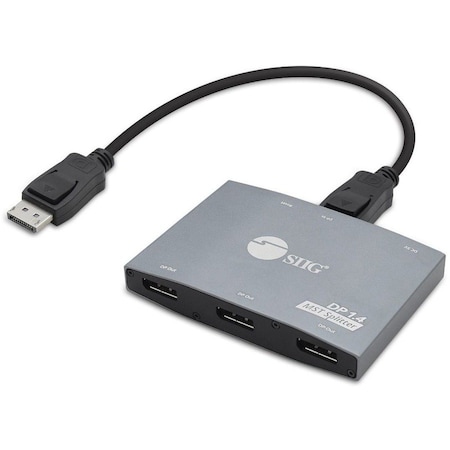 Siig 1X3 DISPLAYPORT 1.4 TO DISPLAYPORT MST SPLITTER. CE-DP0S11-S1