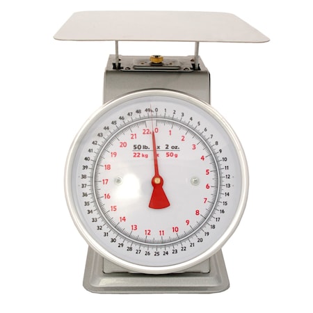 Zenport Platform Mechanical Dial Scale, 70-Pound AZD70