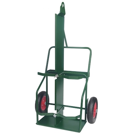 Powerweld Dual Cylinder Cart with Pneumatic Tires, Firewall and Lifting Eye CC2-16LFW