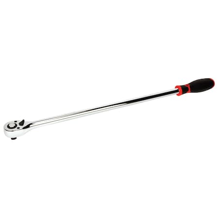 Performance Tool 1/2 in. Dr. Long Ratchet, 108 Teeth, 3.3 Degree Sweep, 24 in. W32180