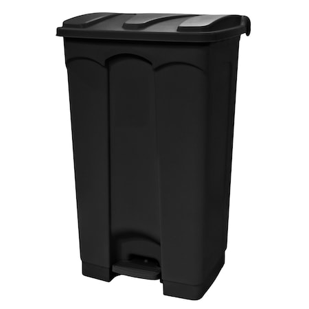Quantum Storage Systems Step-On Contianer, 23 Gallon, Black CSO-23BK