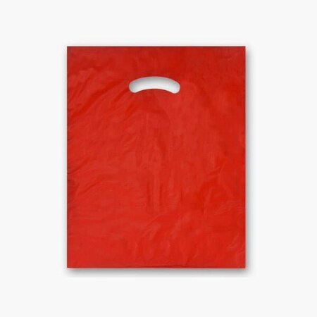 Nashville Wraps Red Super Gloss 12x15 Plastic Bags, 1.25 mil, 1000PK SG1RE