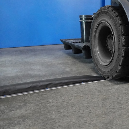 Enpac 12'L Drive-Over Modular Diverter Berm Kit, Black 48-212-BK-DBKIT