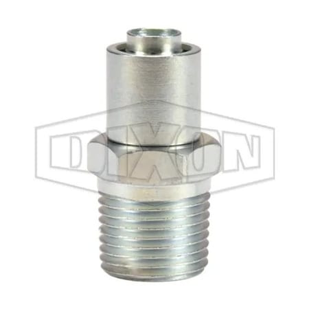 Dixon Crimp Collar, 3/8 in, Nominal Rigid Male, Carbon Steel, Domestic MPC-08-06