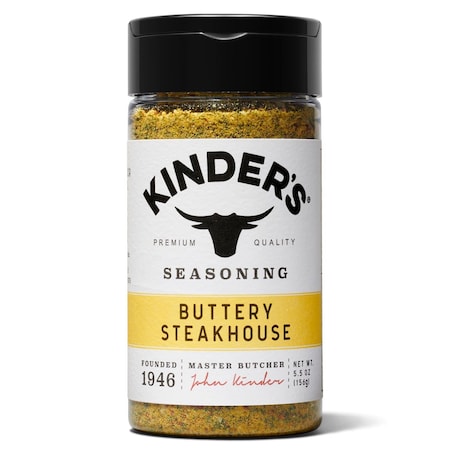 Kinders Buttery Steak House BBQ Seasoning 5.5 oz 37527