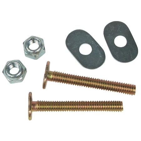 Do It Best 1/4''x2-1/4'' Brass Plated Steel Toilet Bolts, 2PK DIB835-16
