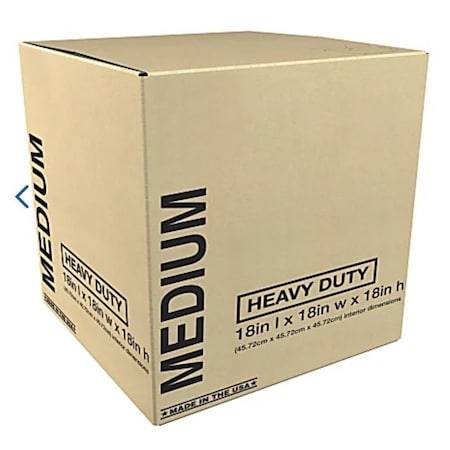 Smurfit Westrock Packaging Solutions Moving Box, 18 X 18 X 18, 51 ECT BC 1644640