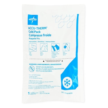 Medline 5in x 7in Accu-Therm Instant Heavy-Weight Jr. Cold Pack, 16PK MDS138010