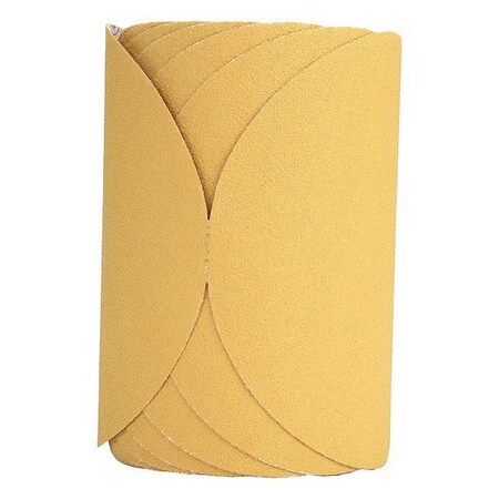 3M PSA Sanding Disc Roll, 6 in Dia, P80 G, PK4 01363