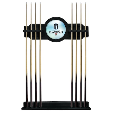 Holland Bar Stool Co Florida Panthers, 2025 Stanley Cup Solid Wood Rack with a Black Finish Cue
