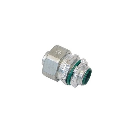 Atkore 3 in Liquidtight Straight Connector, Malleable Iron LT300KON
