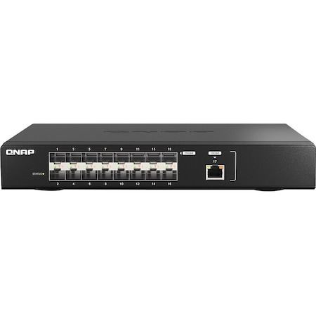 Qnap SWT QSW-M5216-1T-US PoE Managenent Switch 16PT 2.5GbE 2PT 10GbE SFP+ RTL QSW-M5216-1T-US