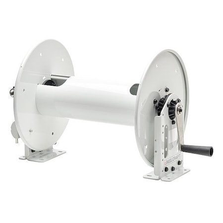 Reelcraft Hand Crank Hose Reel, Gray, 24 lb C23018