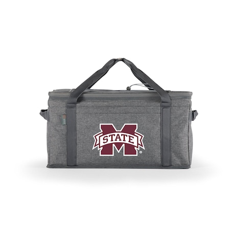 Picnic Time Family Of Brands NCAA Mississippi State Bulldogs 64 Can Collapsible Cooler, Large Insulated Soft Cooler Bag 716-00-105-384-0