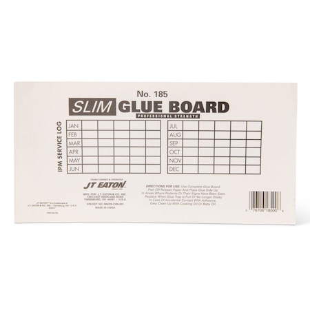 Jt Eaton Slim Glue Board, for Rats and Mice, PK24 185