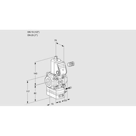 Honeywell Kromschroder VAG115/25R/NWAE KS88030339