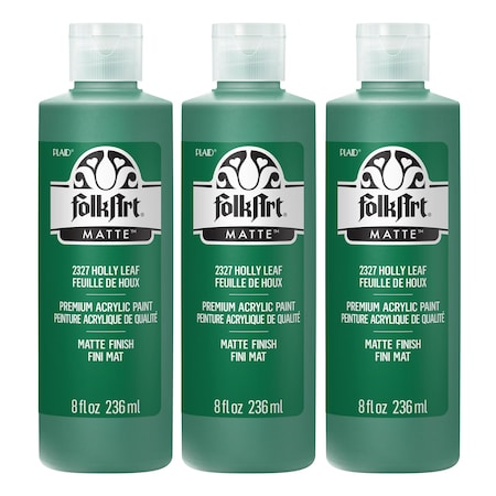 Folkart Acrylic Paint, Matte, Acrylic Base, Holly Leaf 2327