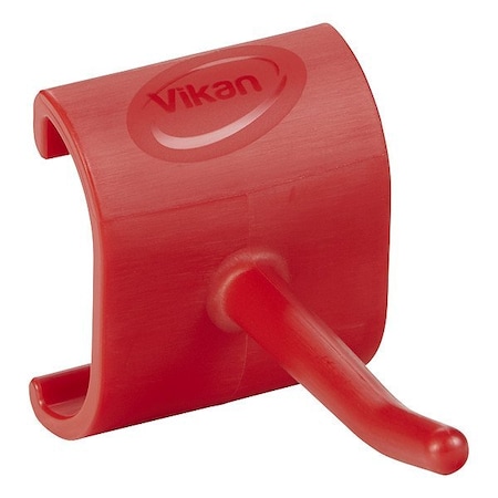 Vikan Part Hook for Wall Brackets, Red 10044