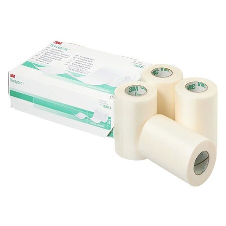 3M Tape Surgical Durapore 3"X10 Yards, 4PK MMM15383Z