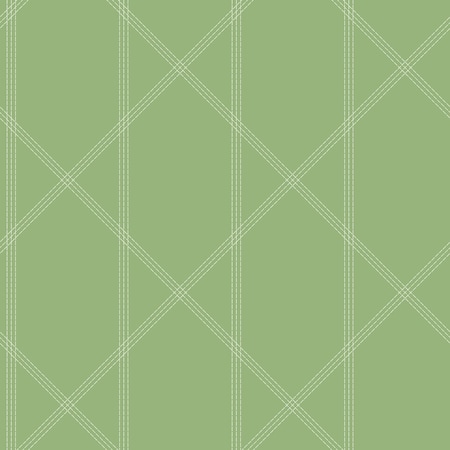 A-Street Prints Walcott Light Green Stitched Trellis Wallpaper 4074-26605