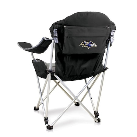 Picnic Time Family Of Brands NFL Baltimore Ravens - Reclining Camp Chair 803-00-175-034-2