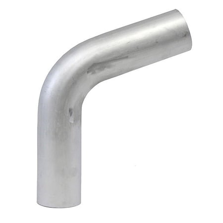 Hps Performance 2-1/4 in OD x 2-1/4 in CLR, 70 Degree Aluminum Elbow Tubing, Mill Finish AT70-225-CLR-225