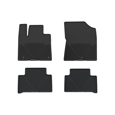 Weathertech Black, Front and Rear All Weather Floor Mats W381-W546