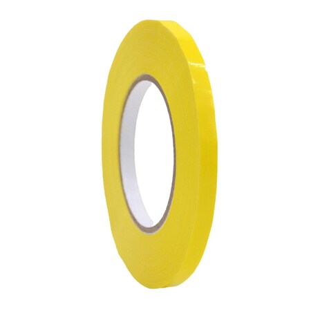 Wod Tape BSTC24PVC UPVC Bag Sealing Tape For Produce Packaging Yellow: 3/8 in. x 180 yds, 96PK WOD BSTC24PVC-00375-96-180-YEL