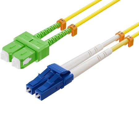 Sanoxy 1m OS2 LC/UPC TO SC/APC Duplex Corning High-Performance OS2 Duplex Sgl-Mode Fiber Optic Cable FB113-9201