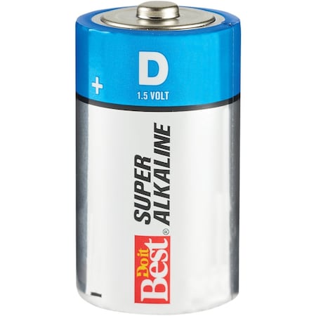 Do It Best D Alkaline Battery, 2PK DIB837768