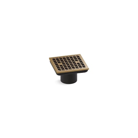 Kohler Clearflo Square brass tile-in shower drain (drain body not included) 22665-2MB