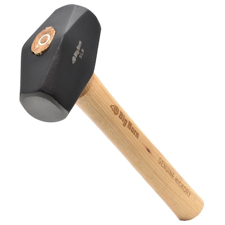 Big Horn 3 LBs Drilling Hammer with Hickory Handle 15125