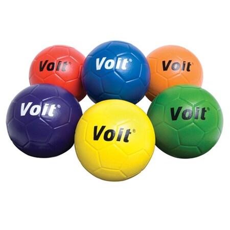 Voit Coated Foam Soccer Ball 4, Prism Pack 1243987