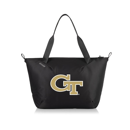 Picnic Time Family Of Brands NCAA Georgia Tech Yellow Jackets Tarana Cooler Tote Bag made with Recycled Materials 516-01-179-196-0