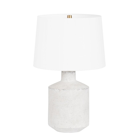 Troy Lighting Dallas 1 Light Table Lamp 17 In. Patina Brass PTL1324-PBR/CAW